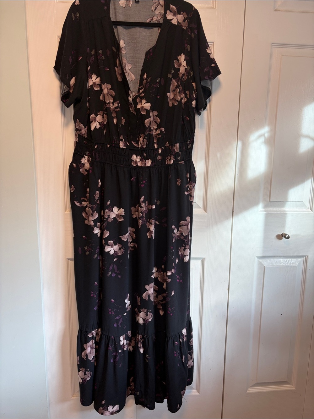 torrid Black Floral v neck Dress